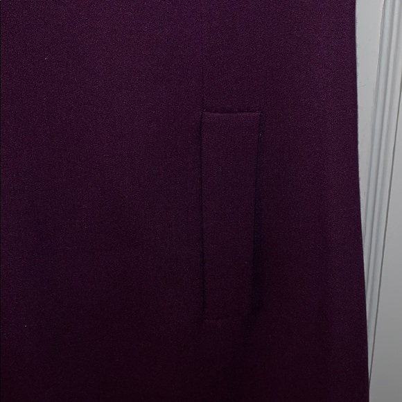Eliza J deep eggplant shift dress - Picture 3 of 4